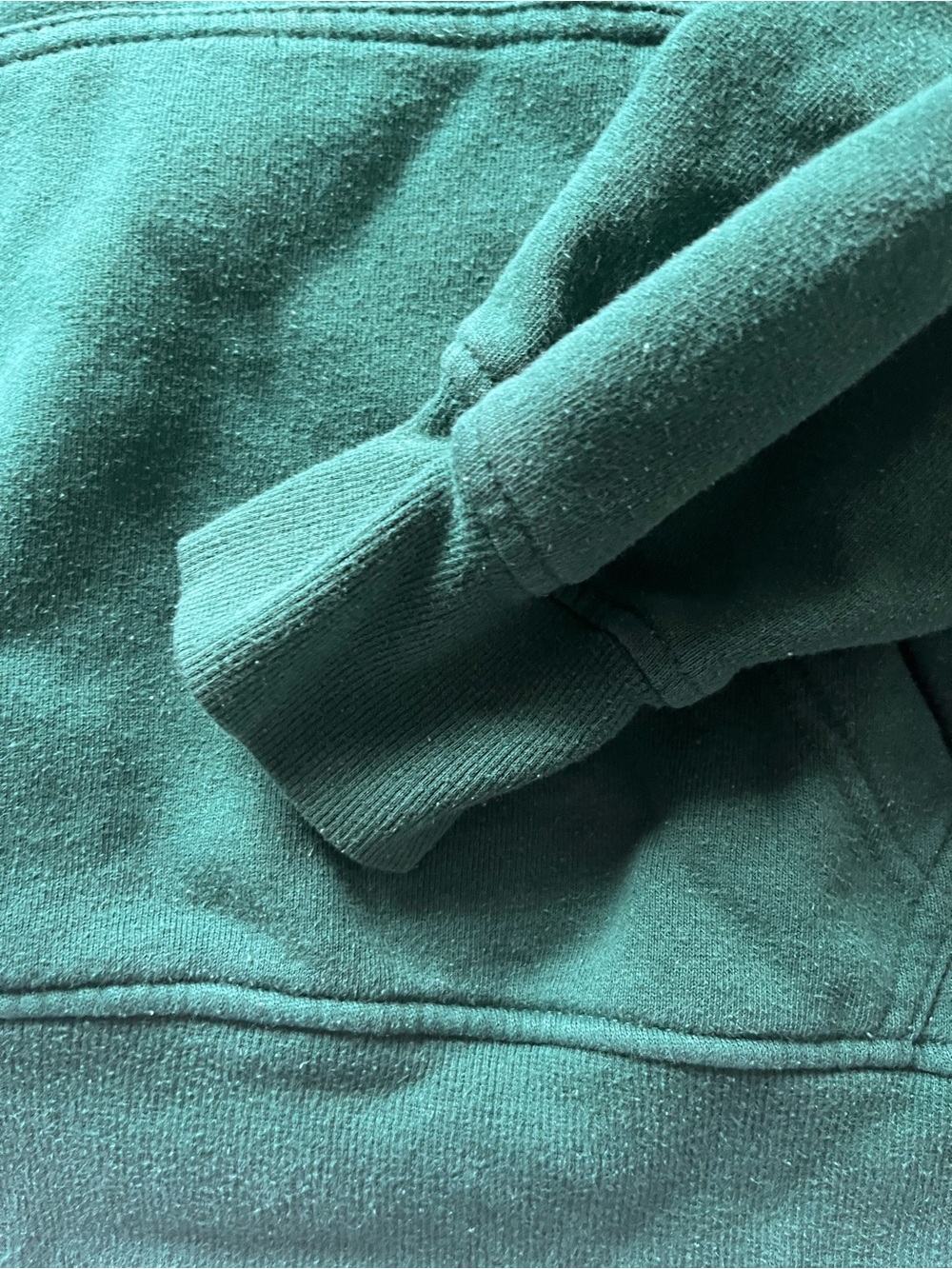 green garage embroidery hoodie - Picture 4 of 4